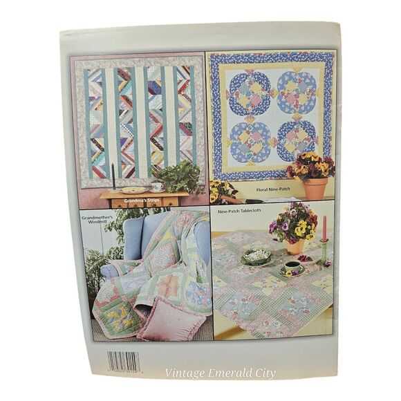Vtg Grandmother's Patchwork Pattern Paper Book Ruth Swasey #141056 Cottagecore - Picture 2 of 6